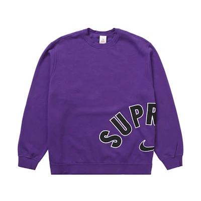 Supreme Nike Arc Crewneck Purple