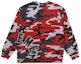 Order Supreme x Nike Arc Crewneck Red Camo