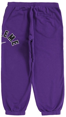 Supreme x Nike Arc Sweatpant Purple Lookbook Supreme x Nike Arc Sweatpant Purple
