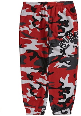 Supreme x Nike Arc Sweatpant Red Camo Buy Supreme x Nike Arc Sweatpant Red Camo