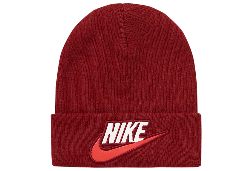 Supreme x Nike Beanie Burgundy