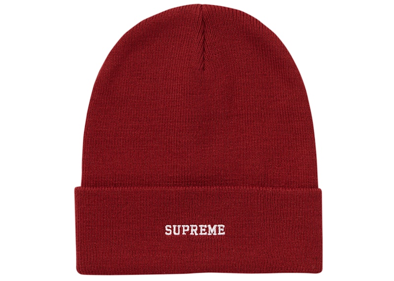 Order Supreme x Nike 酒红色毛线帽
