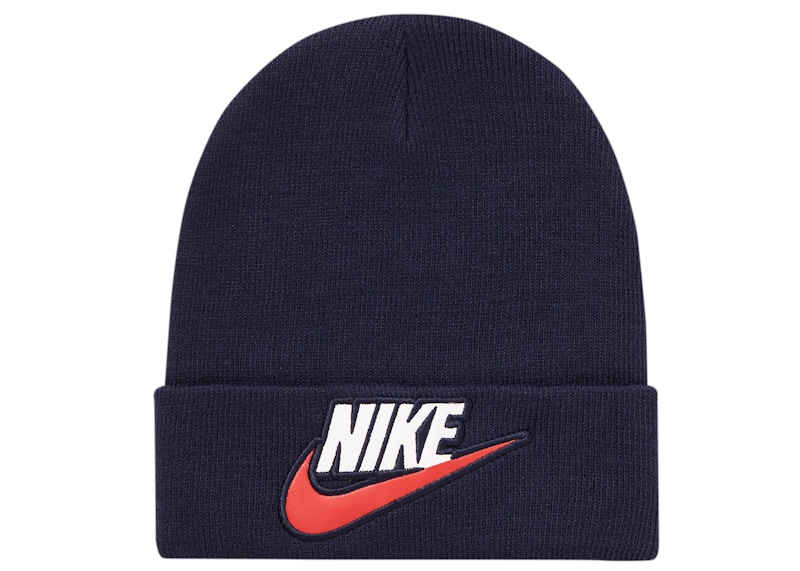 Supreme x Nike Beanie Navy