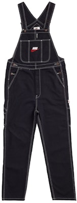 Supreme x Nike Cotton Twill Overalls Black Buy Supreme x Nike Cotton Twill Overalls Black