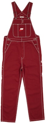 Supreme x Nike Cotton Twill Overalls Burgundy Buy Supreme x Nike Cotton Twill Overalls Burgundy