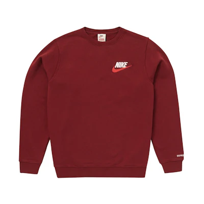 Supreme Nike Crewneck Burgundy