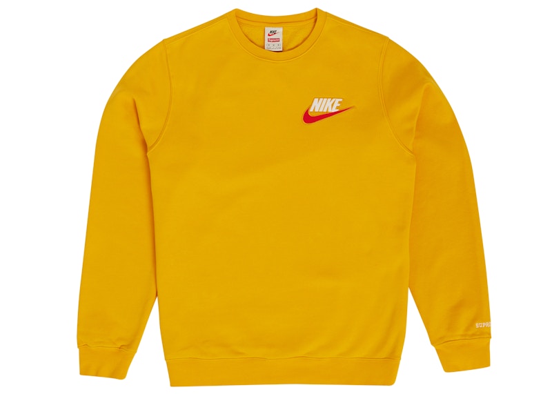 Supreme x Nike Crewneck Mustard