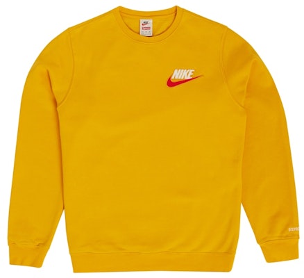 Supreme nike jewel crewneck orange sale