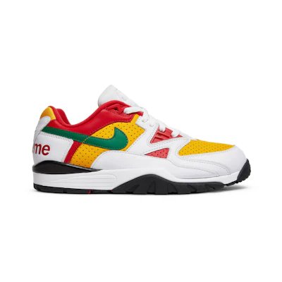 Supreme Nike Cross Trainer Low 'White Yellow Red'