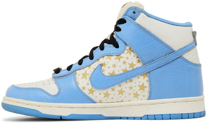 Supreme x Nike Dunk SB High Pro 藍色星星 高幫 板鞋 男款 藍色 Lookbook Supreme x Nike Dunk SB High Pro 藍色星星 高幫 板鞋 男款 藍色