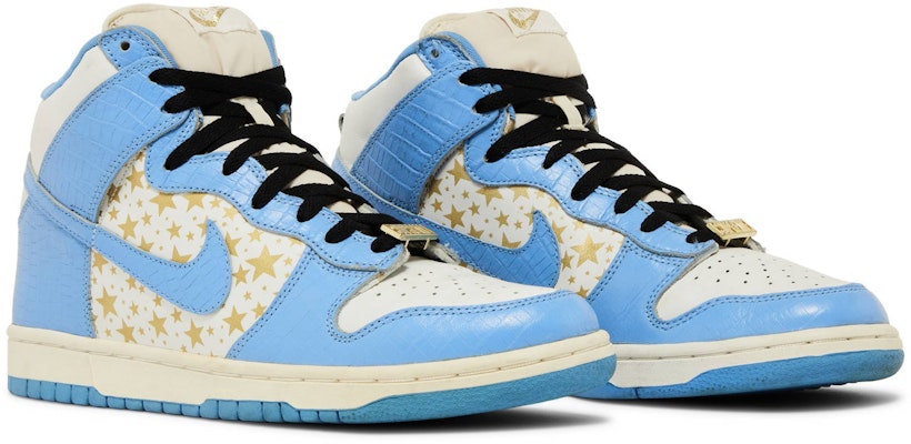 Supreme x Nike Dunk SB High Pro 藍色星星 高幫 板鞋 男款 藍色 Cheap Supreme x Nike Dunk SB High Pro 藍色星星 高幫 板鞋 男款 藍色