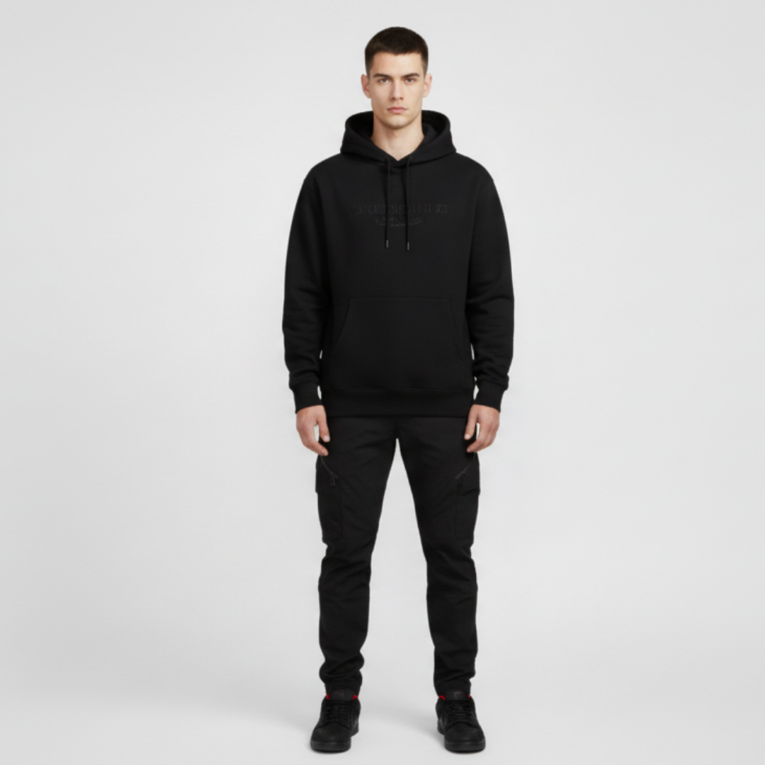 Lookbook Supreme x Nike Dunk Low SB 'Hitam Pekat' HQ8487-001