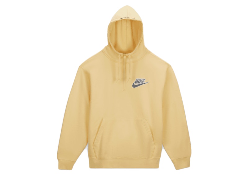 Supreme x Nike Half Zip Hooded Sweatshirt Pale Yellow