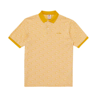 Supreme Nike Jacquard Polo Mustard