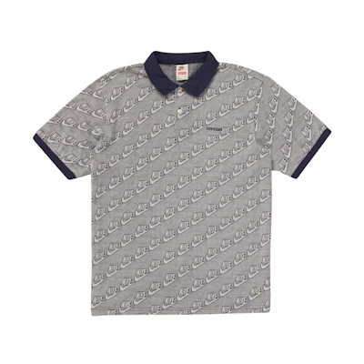 Supreme Nike Jacquard Polo Navy