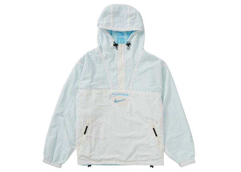 Supreme x Nike Jewel Reversible Ripstop Anorak Light Blue