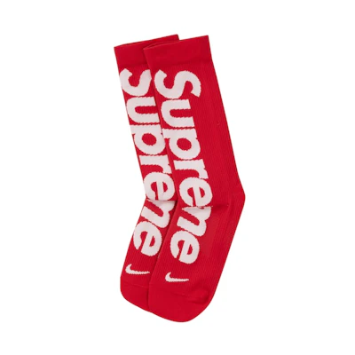 Supreme Nike Lightweight Crew Socks Red