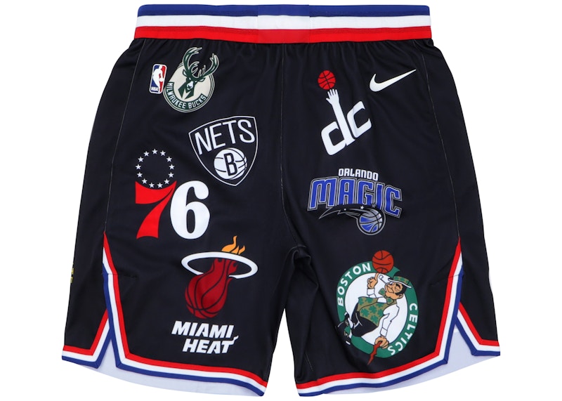 Supreme x Nike NBA Teams Authentic Shorts Black