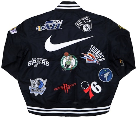Supreme x Nike NBA Teams Warm ‘Up Jacket Black Order Supreme x Nike NBA Teams Warm ‘Up Jacket Black
