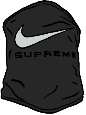 Supreme x Nike Neck Warmer Black Buy Supreme x Nike Neck Warmer Black