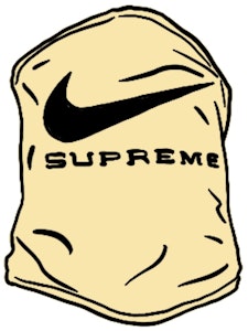 Calentador de Cuello Supreme x Nike Amarillo Pálido Buy Calentador de Cuello Supreme x Nike Amarillo Pálido