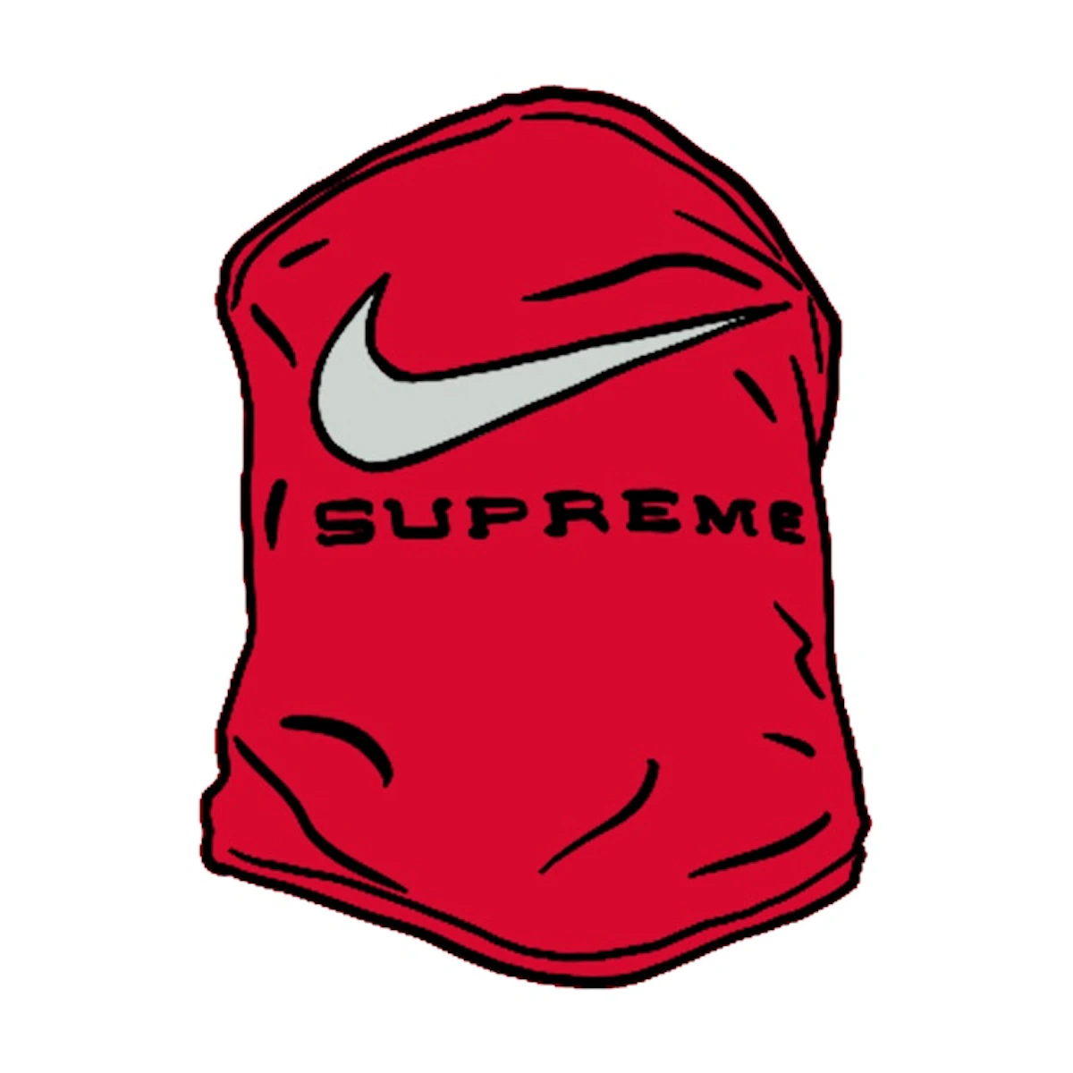 Buy Supreme x Nike Neck Warmer Red - Novelship