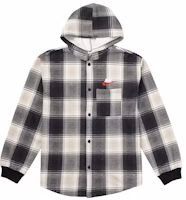 Supreme x Nike Plaid Hooded Sweatshirt Black Supreme x Nike Plaid Hooded Sweatshirt Black