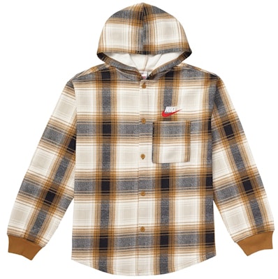 Supreme x Nike チェック柄パーカー (マスタード)
Buy Supreme x Nike チェック柄パーカー (マスタード)