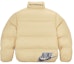 Order シュプリーム x ナイキ リバーシブル パフィ ジャケット (淡黄)
