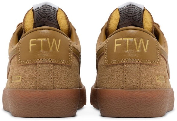Supreme x Nike SB Blazer Low GT '金米色' 716890-229 Details for Supreme x Nike SB Blazer Low GT '金米色' 716890-229