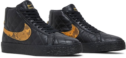 Supreme x Nike SB Blazer Zoom Mid QS 'Hitam Kulit Ular' DV5078-001 Cheap Supreme x Nike SB Blazer Zoom Mid QS 'Hitam Kulit Ular' DV5078-001