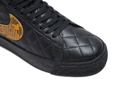 Supreme x Nike SB Blazer Zoom Mid QS '黑色蛇皮' DV5078-001 1