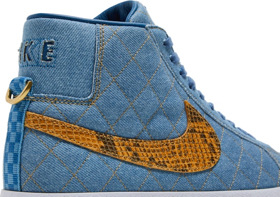 Supreme x Nike SB Blazer Zoom Mid QS 'Denim'siz DX8421-400 2