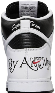 Supreme x Nike SB Dunk High 'By Any Means Black' DN3741-002
至高 x 耐吉 SB 高筒滑板鞋 '不計手段 黑色' DN3741-002 Sizing Supreme x Nike SB Dunk High 'By Any Means Black' DN3741-002
至高 x 耐吉 SB 高筒滑板鞋 '不計手段 黑色' DN3741-002