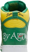 Supreme x Nike SB Dunk High 'By Any Means Brazil' Lelaki DN3741-700 Sizing Supreme x Nike SB Dunk High 'By Any Means Brazil' Lelaki DN3741-700