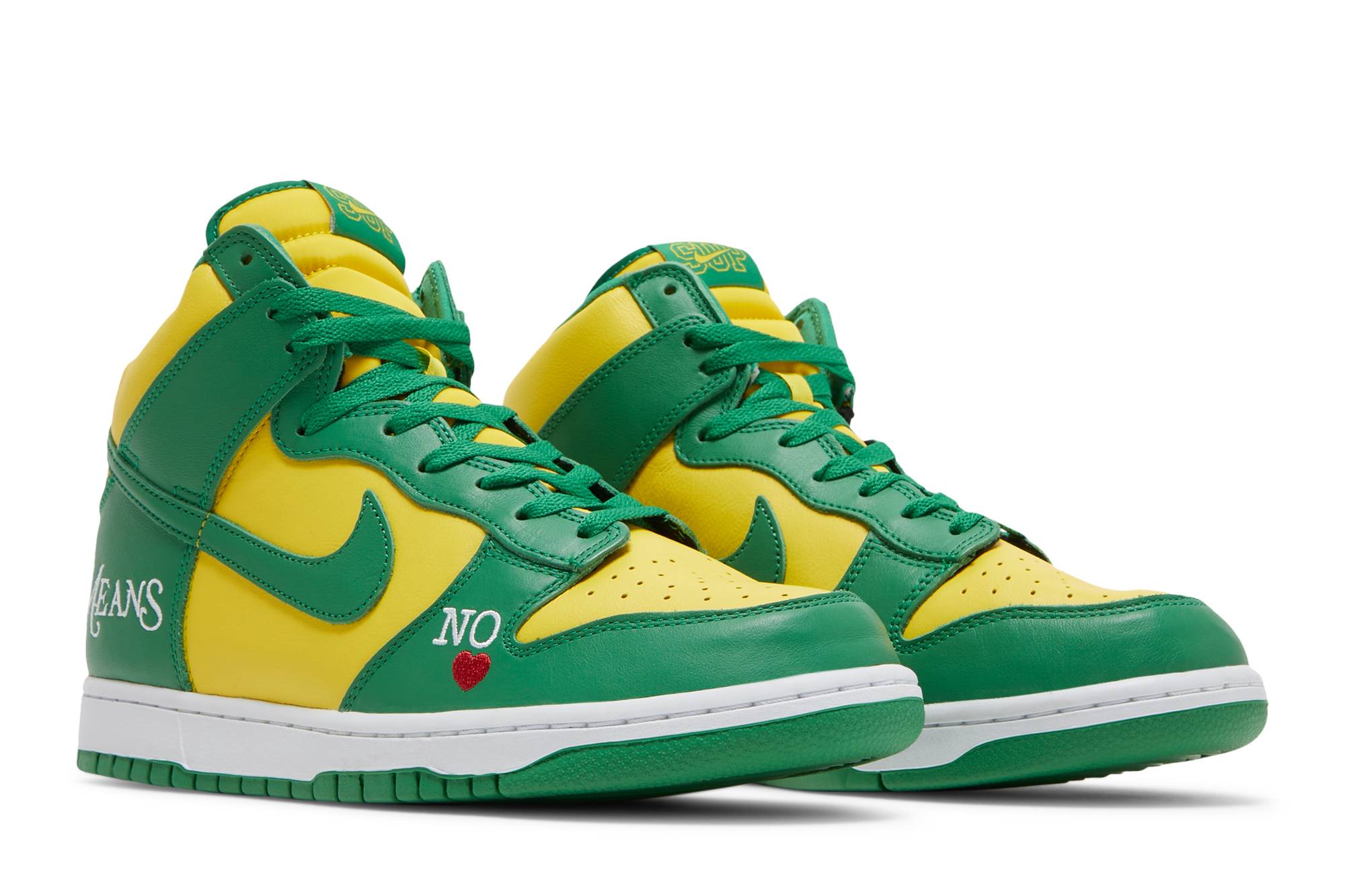 Supreme x Nike SB Dunk High ‘By Any Means Brazil’ DN3741-700