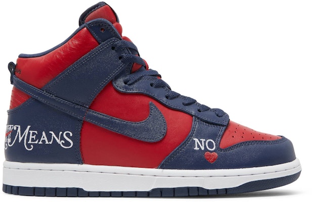 Supreme x Nike SB Dunk High 'By Any Means Navy' Lelaki Sneakers Navy DN3741-600 Buy Supreme x Nike SB Dunk High 'By Any Means Navy' Lelaki Sneakers Navy DN3741-600