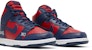 Supreme x Nike SB Dunk High 'By Any Means Navy' Lelaki Sneakers Navy DN3741-600