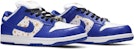 Supreme x Nike SB Dunk Low OG QS 'Hyper Royal' lelaki sneakers. DH3228-100