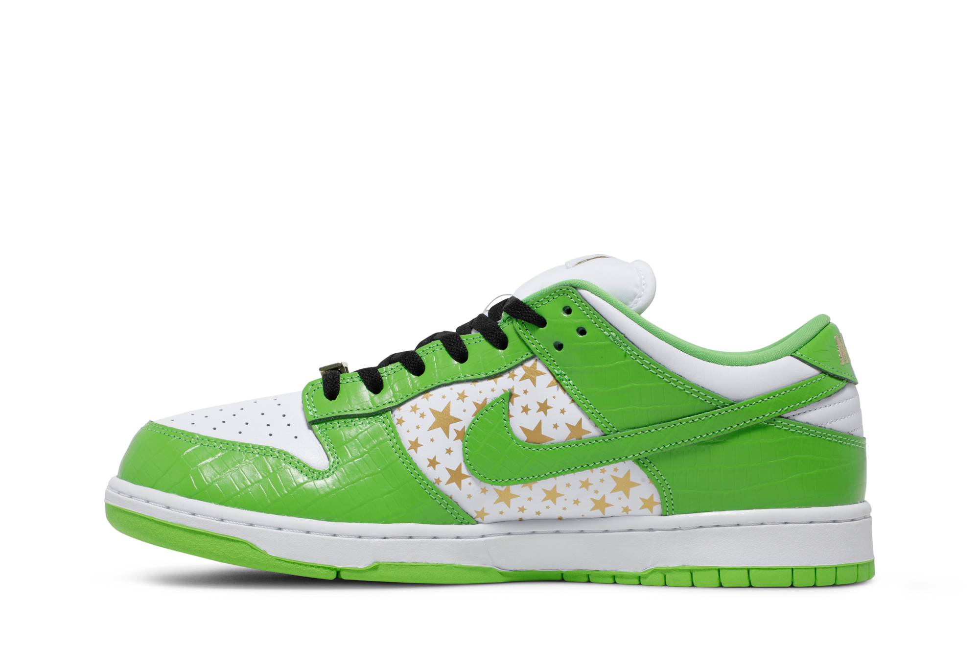 Supreme x Nike SB Dunk Low OG QS 'Mean Green' DH3228-101 - Image 3