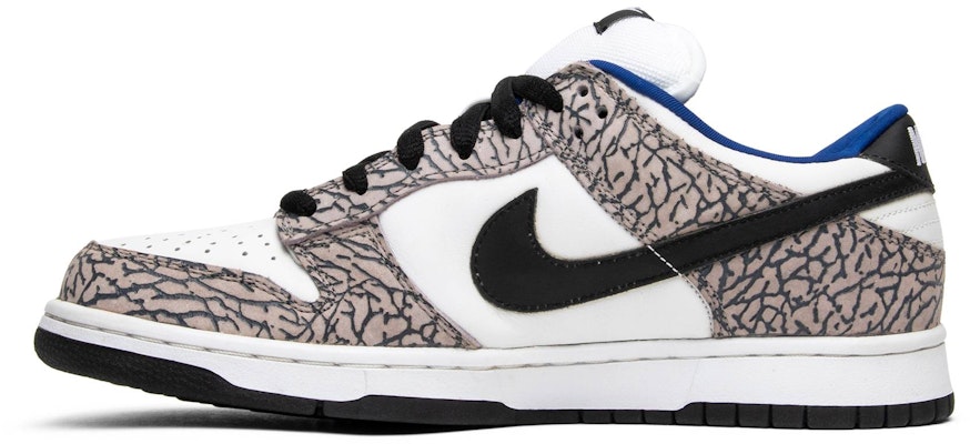Nike dunk low pro top sb supreme white cement