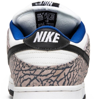 Supreme x Nike SB Dunk Low Pro 'White Cement' Putih Simen 304292-001 Sizing Supreme x Nike SB Dunk Low Pro 'White Cement' Putih Simen 304292-001