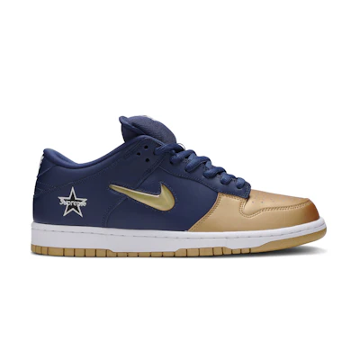 Supreme Nike SB Dunk Low QS 'Metallic Gold'