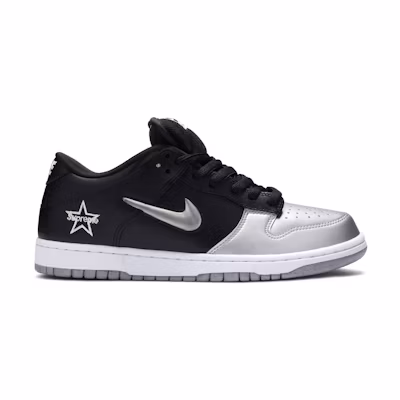 Supreme Nike SB Dunk Low QS 'Metallic Silver'