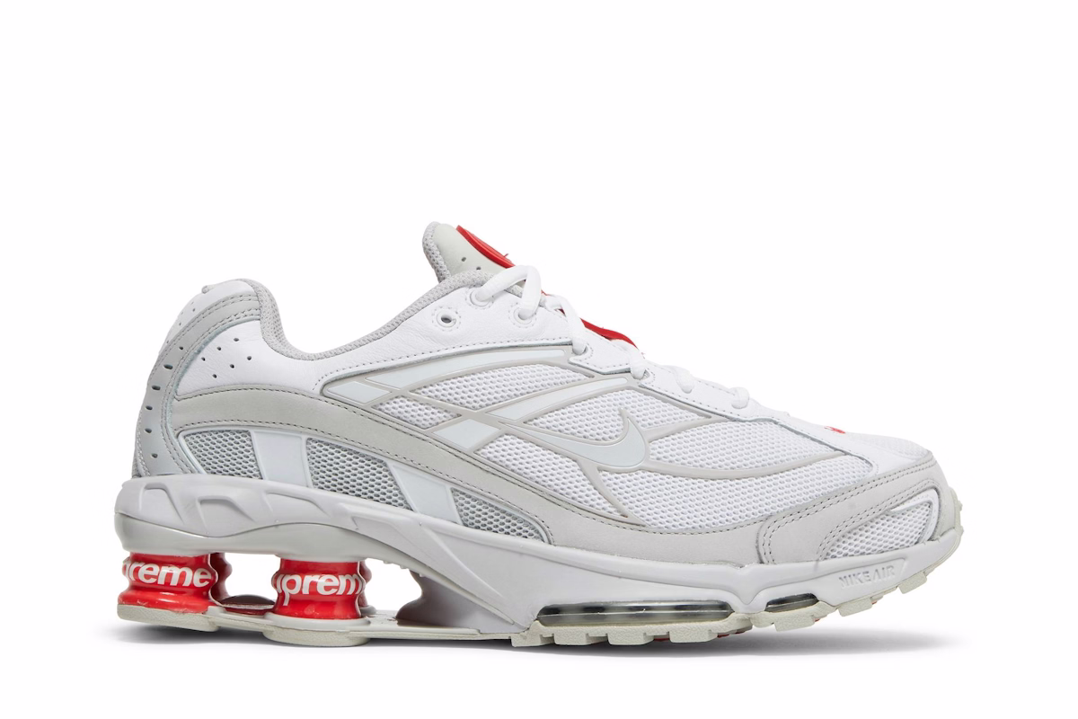 Supreme x Nike Shox Ride 2 'White Grey Fog'