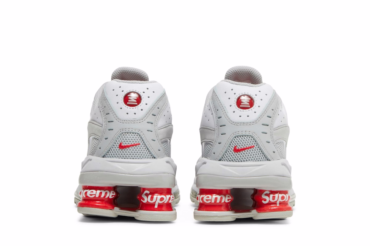 Supreme x Nike Shox Ride 2 'White Grey Fog'