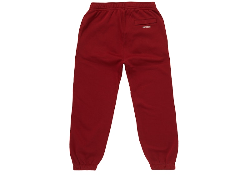 Supreme Nike Sweatpant Burgundy 圖 2