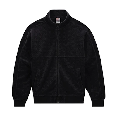 Supreme Nike Velour Track Jacket Black