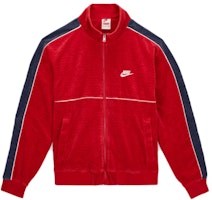 Supreme x Nike Velour Track Jacket Red Supreme x Nike Velour Track Jacket Red