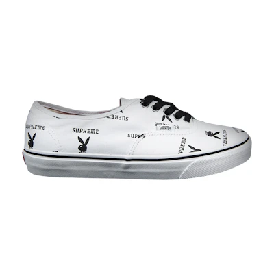 Supreme Playboy Vans Authentic Pro 'White'